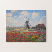Claude Monet - Tulpenveld in Nederland Legpuzzel (Horizontaal)