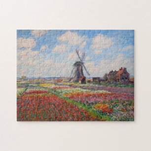 Claude Monet - Tulpenveld in Nederland Legpuzzel