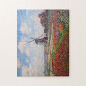 Claude Monet - Tulpenveld in Nederland Legpuzzel (Verticaal)