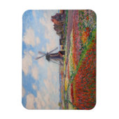 Claude Monet - Tulpenveld in Nederland Magneet (Verticaal)