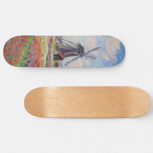 Claude Monet - Tulpenveld in Nederland Persoonlijk Skateboard (Horizontaal)