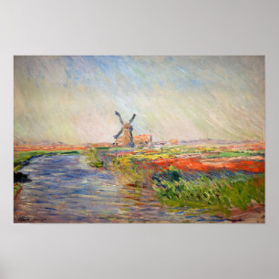 Claude Monet - Tulpenveld in Nederland Poster