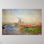 Claude Monet - Tulpenveld in Nederland Poster (Voorkant)