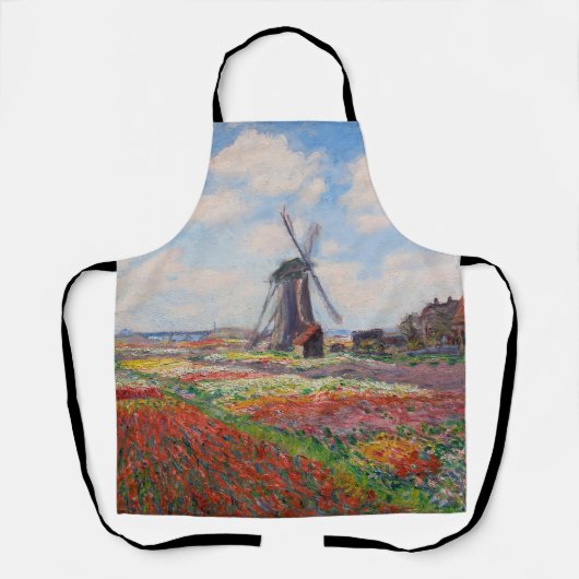 Claude Monet - Tulpenveld in Nederland Schort (Voorkant)