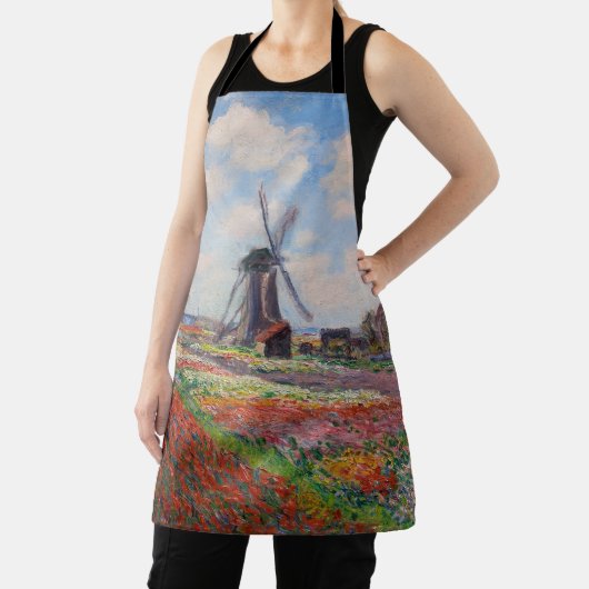 Claude Monet - Tulpenveld in Nederland Schort (Insitu)