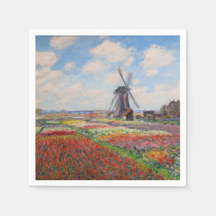 Claude Monet - Tulpenveld in Nederland Servet