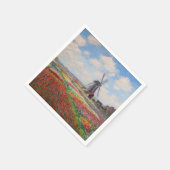 Claude Monet - Tulpenveld in Nederland Servet (Hoek)