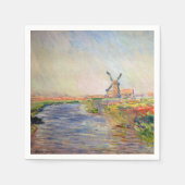 Claude Monet - Tulpenveld in Nederland Servet (Voorkant)