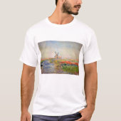 Claude Monet - Tulpenveld in Nederland T-shirt (Voorkant)