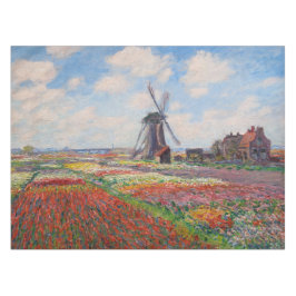 Claude Monet - Tulpenveld in Nederland Tafelkleed