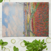 Claude Monet - Tulpenveld in Nederland Theedoek (Gevouwen)