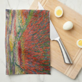 Claude Monet - Tulpenveld in Nederland Theedoek (Quarter Fold)