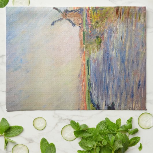 Claude Monet - Tulpenveld in Nederland Theedoek (Gevouwen)