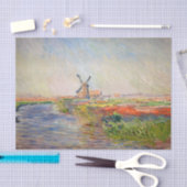 Claude Monet - Tulpenveld in Nederland Tissuepapier (Craft)