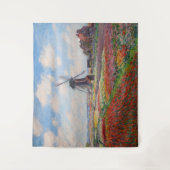 Claude Monet - Tulpenveld in Nederland Wandkleed (Voorkant)