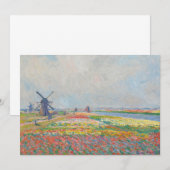 Claude Monet - Tulpenvelden bij Den Haag Bedankkaart (Voorkant / Achterkant)