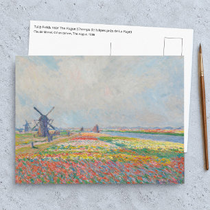 Claude Monet - Tulpenvelden bij Den Haag Briefkaart