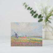 Claude Monet - Tulpenvelden bij Den Haag Briefkaart (Staand voorkant)