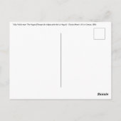 Claude Monet - Tulpenvelden bij Den Haag Briefkaart (Achterkant)