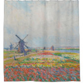 Claude Monet - Tulpenvelden bij Den Haag Douchegordijn (Voorkant)