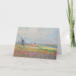 Claude Monet - Tulpenvelden bij Den Haag Kaart