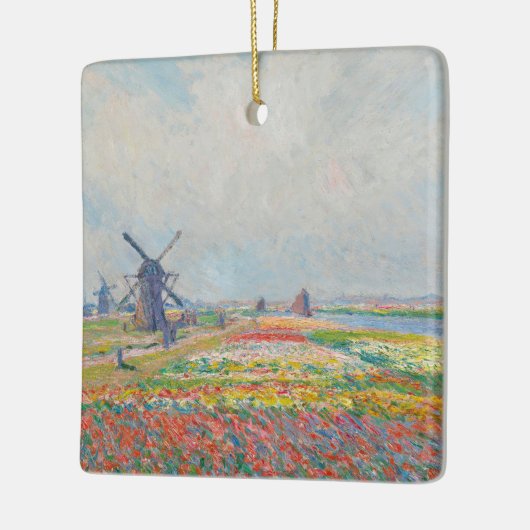 Claude Monet - Tulpenvelden bij Den Haag Keramisch Ornament (Links)
