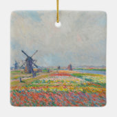 Claude Monet - Tulpenvelden bij Den Haag Keramisch Ornament (Achterkant)