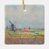 Claude Monet - Tulpenvelden bij Den Haag Keramisch Ornament (Voorkant)
