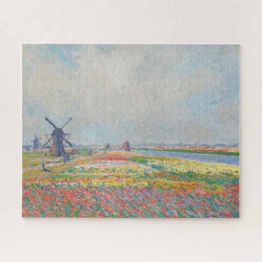 Claude Monet - Tulpenvelden bij Den Haag Legpuzzel (Horizontaal)