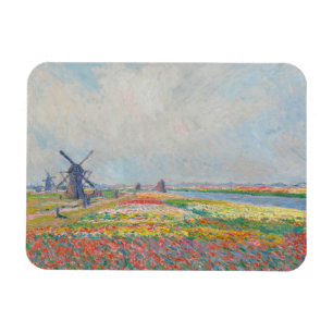 Claude Monet - Tulpenvelden bij Den Haag Magneet