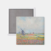 Claude Monet - Tulpenvelden bij Den Haag Magneet (Voorkant / Achterkant)