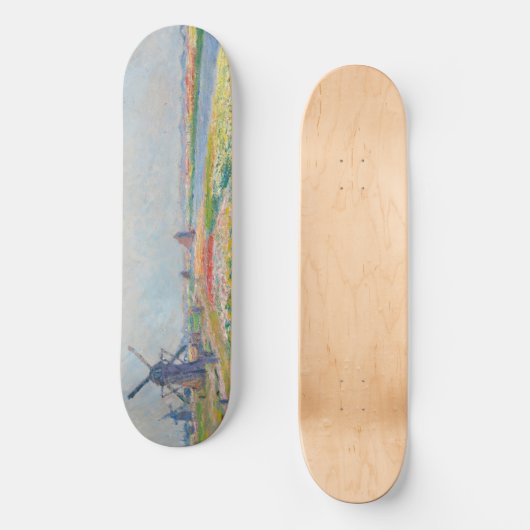 Claude Monet - Tulpenvelden bij Den Haag Persoonlijk Skateboard (Voorkant)