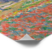 Claude Monet - Tulpenvelden bij Den Haag Poster (Hoek)