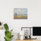 Claude Monet - Tulpenvelden bij Den Haag Poster (Thuiskantoor)