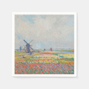 Claude Monet - Tulpenvelden bij Den Haag Servet
