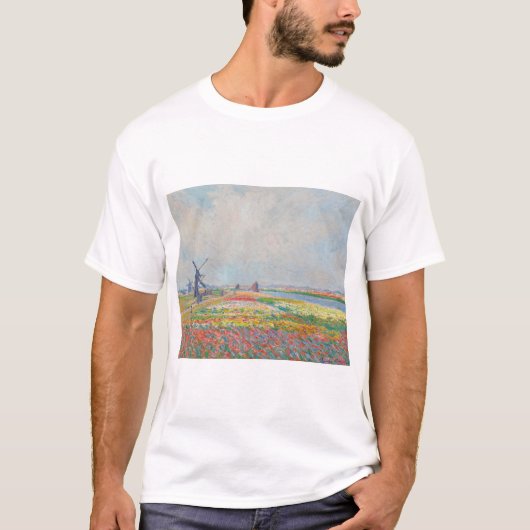 Claude Monet - Tulpenvelden bij Den Haag T-shirt (Voorkant)