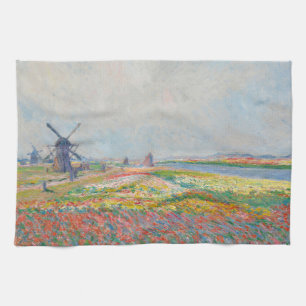 Claude Monet - Tulpenvelden bij Den Haag Theedoek