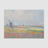 Claude Monet - Tulpenvelden bij Den Haag Tissuepapier (Voorkant)