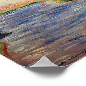 Claude Monet - Tulpveld in Holland Poster (Hoek)