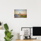 Claude Monet - Tulpveld in Holland Poster (Thuiskantoor)