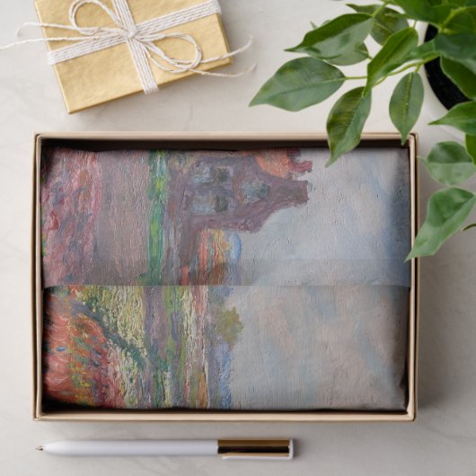 Claude Monet - Tulpveld in Holland Tissuepapier (Geschenk)