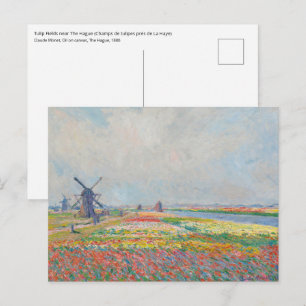 Claude Monet - Tulpvelden bij Den Haag Briefkaart