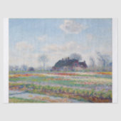 Claude Monet | Tulpvelden te Sassenheim (1886) Tissuepapier (Voorkant)