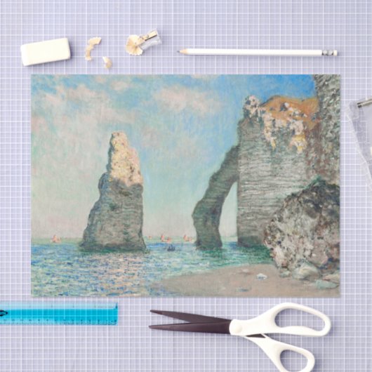 Claude Monet Turquoise Decoupage Tissuepapier (Craft)