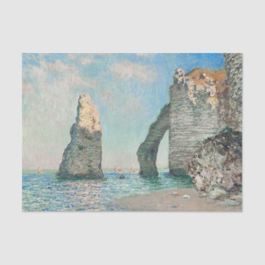 Claude Monet Turquoise Decoupage Tissuepapier (Voorkant)