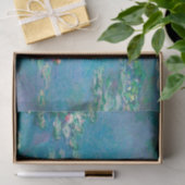 Claude Monet Turquoise Decoupage Water Lilly Tissuepapier (Geschenk)