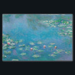 Claude Monet Turquoise Decoupage Water Lilly Tissuepapier<br><div class="desc">Claude Monet Turquoise Decoupage Water Lilly</div>