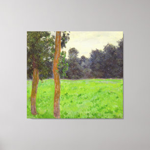Claude Monet   Twee bomen in de Prairie Canvas Afdruk