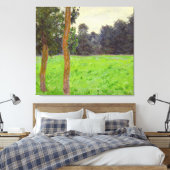 Claude Monet | Twee bomen in de Prairie Canvas Afdruk (Insitu (Slaapkamer))