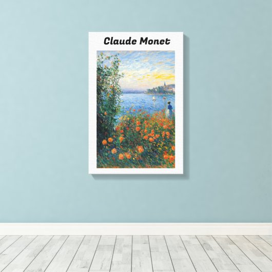 Claude Monet uitgerekt canvas (Insitu (Houten vloer))